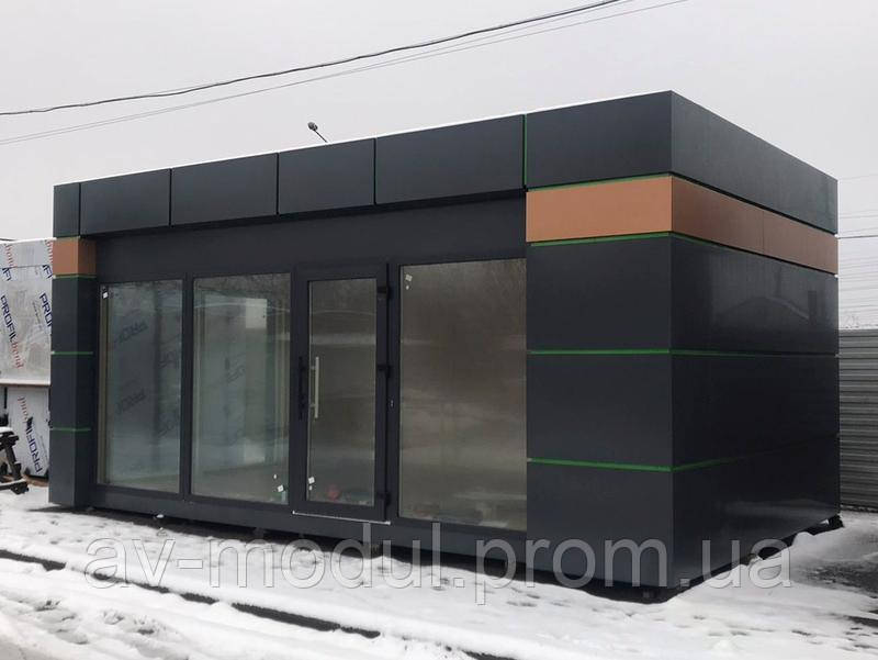 Павільйон торговий , торгівельний кіоск, офіс-павільйон, продуктовий ларьок.Доставка та монтаж по території України.