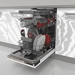 Вбудована посудомийна машина Fabiano FBDW 8410, шириною 45 см, 10 комплектів, 9 програм (8161.510.0959)