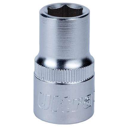 Насадка шестигранна коротка 1/2" 12мм CrV ULTRA (6070122), фото 2