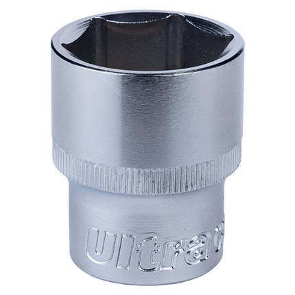 Насадка шестигранна коротка 1/2" 24мм CrV ULTRA (6070242), фото 2