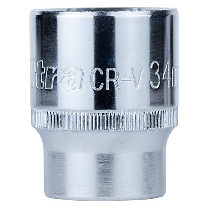Насадка шестигранна 3/4" 34мм CrV ULTRA (6075342), фото 2