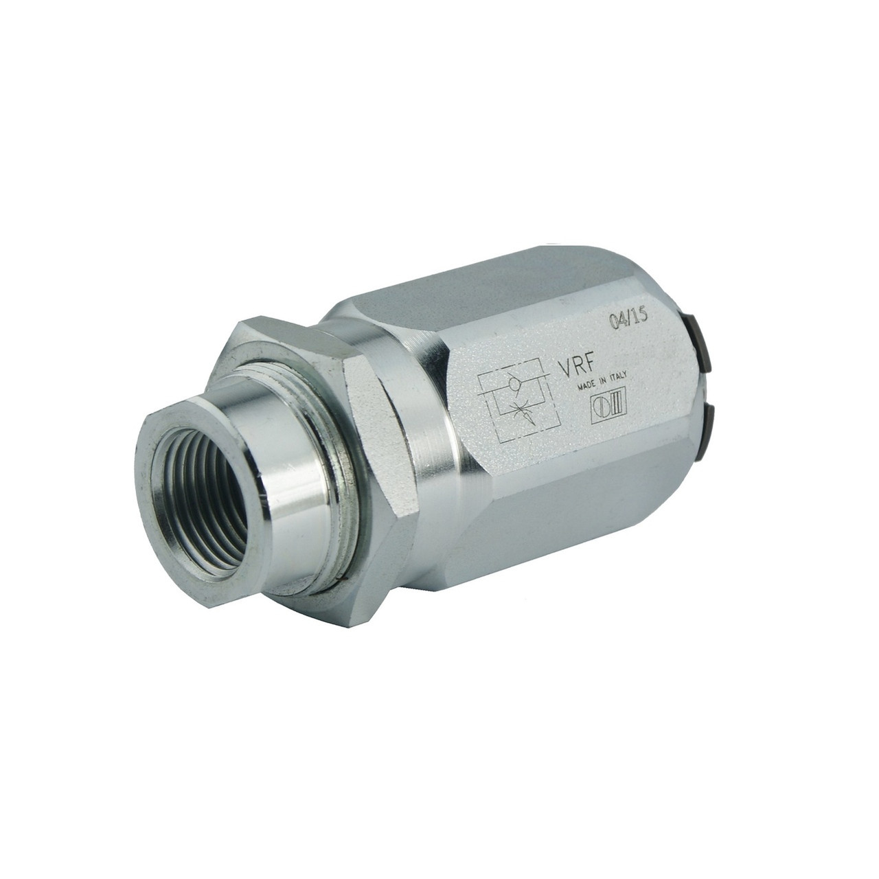 Дросель-бочка Oleodinamica Marchesini зі зворотним клапаном VRF 3/8''
