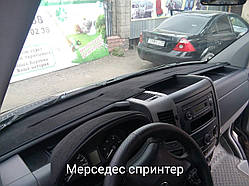 Накидка на панель приладів MERCEDES-BENZ Sprinter (W906, )  2006-2014, Чохол на торпеду авто Мерседес Бенц  Спрінтер W906