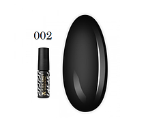 Гель-лак F.O.X. Shot Spectrum Gel Vinyl 002 чорний 5 мл