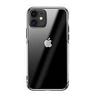 Силиконовый чехол Baseus для iPhone 11 Shining Series Silver