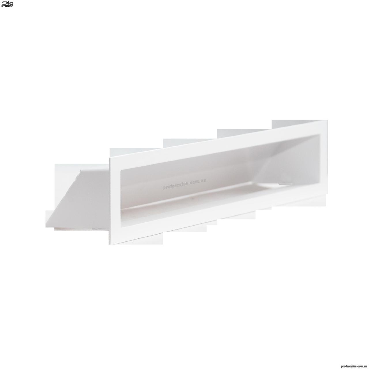 Вентиляційна решітка ProfService люфт біла 380х90 мм, фото 1