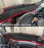 Чохол на панель приладів MERCEDES-BENZ A-Class (1 пок., W168, )  1997-2004, Накидка на торпеду авто Мерседес Бенц  W168
