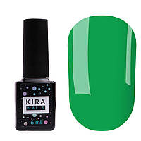 Гель-лак Kira Nails No180 (зелена м'ята, емаль), 6 мл