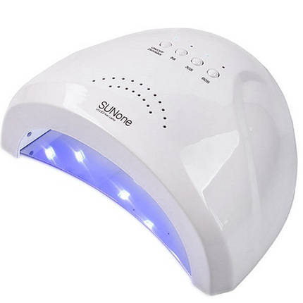 УФ лампа UV+LED SUNone на 48 Вт для сушіння гелю і гель-лаку (white), фото 1