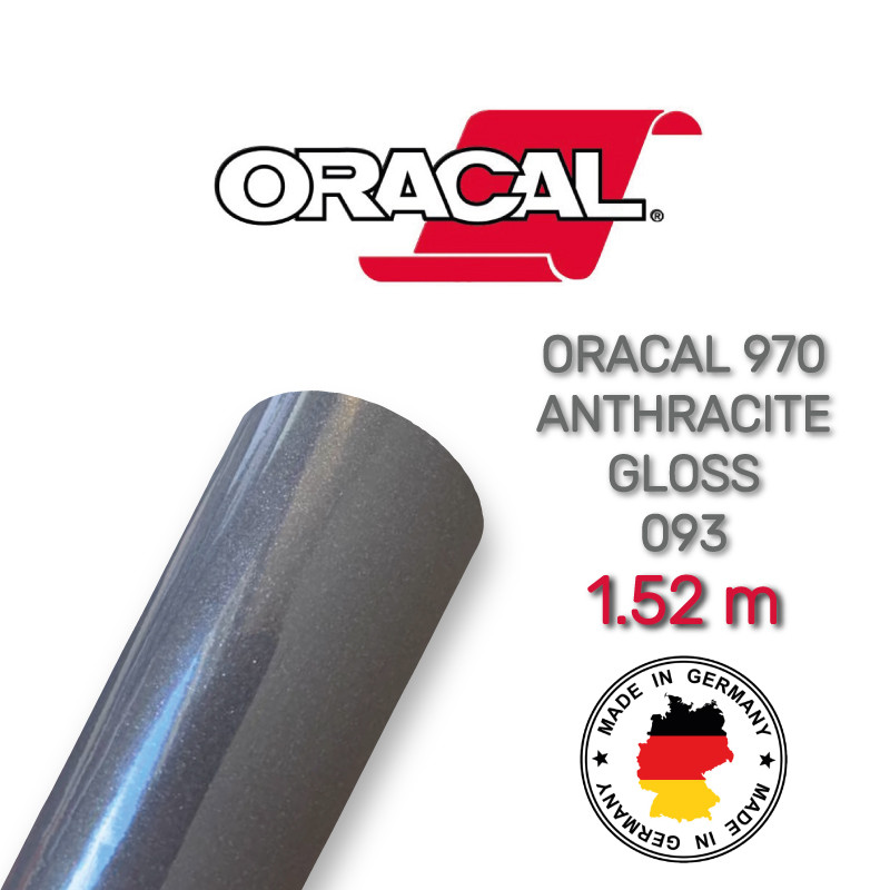 Сіра антрацитова плівка Oracal 970 Anthracite Gloss 093