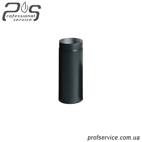 Димохідна труба чорна сталева (2 мм) 0,50 м, ∅ 180 мм Darco, STAHL SYSTEM,PARKANEX, Prodmax, фото 1