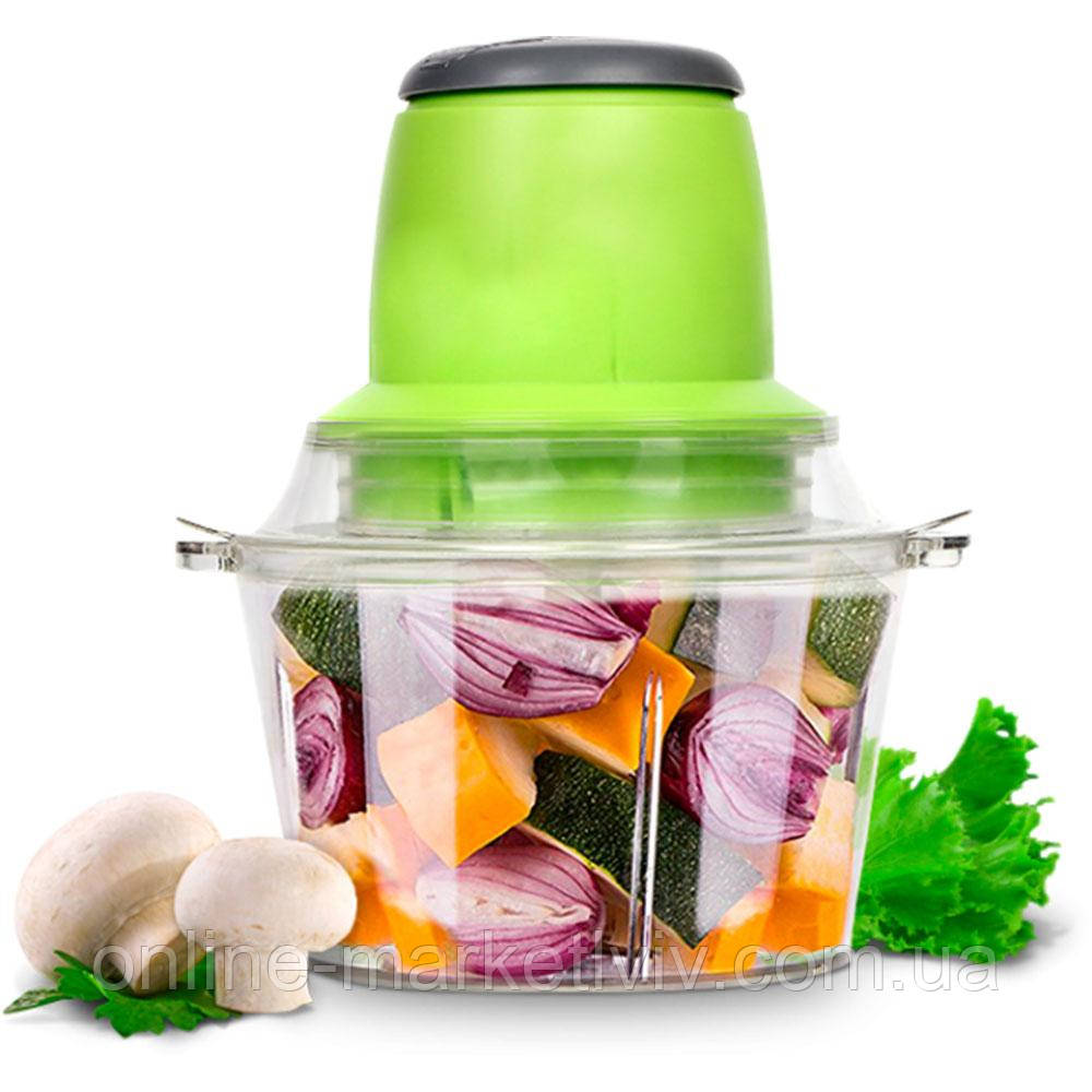 Блендер кухонний 6в1, 1000 Вт, M-5021 / Подрібнювач овочів, фруктів та м'яса, фото 1