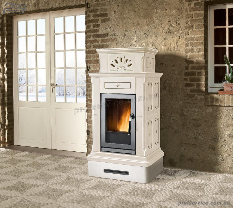 Сталева піч на пелети PIAZZETTA CANAZEI — 11 кВт, фото 1