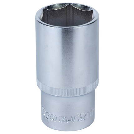 Насадка шестигранна довга 1/2" 32мм CrV ULTRA (6072322), фото 2