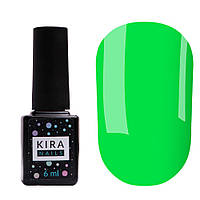 Гель-лак Kira Nails No183 (яскраво-зелений, емаль), 6 мл