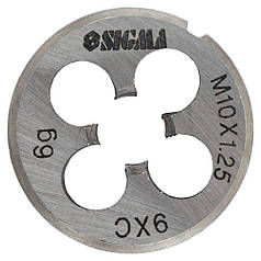 Плашка М10×1.25 мм SIGMA (1604271)