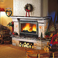 Каминна облицювання STIMLEX Damask з мармуровими накривкою Emperador Gold