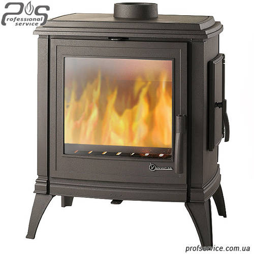 Чугунная печь на дровах для обогрева дома или дачи INVICTA SEDAN S ...