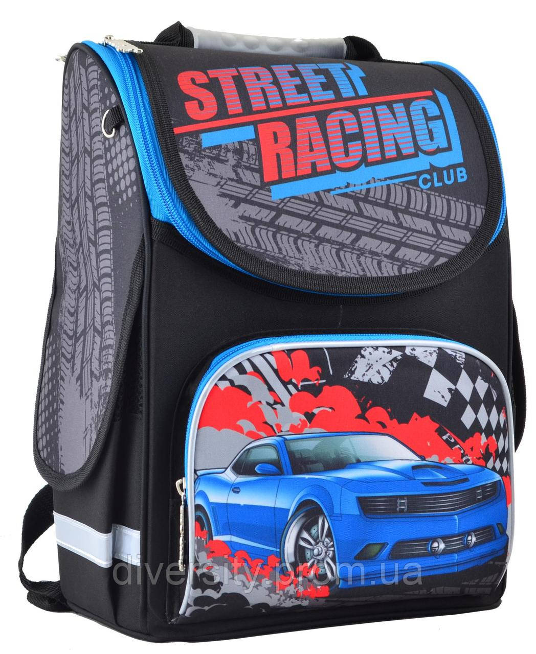 Ранець каркасний ортопедичний PG-11 "Street racing" серія "Smart" 554515