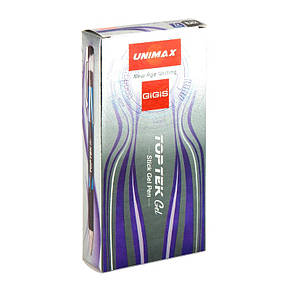 Ручка гелева Top Tek Gel, чорна, фото 4