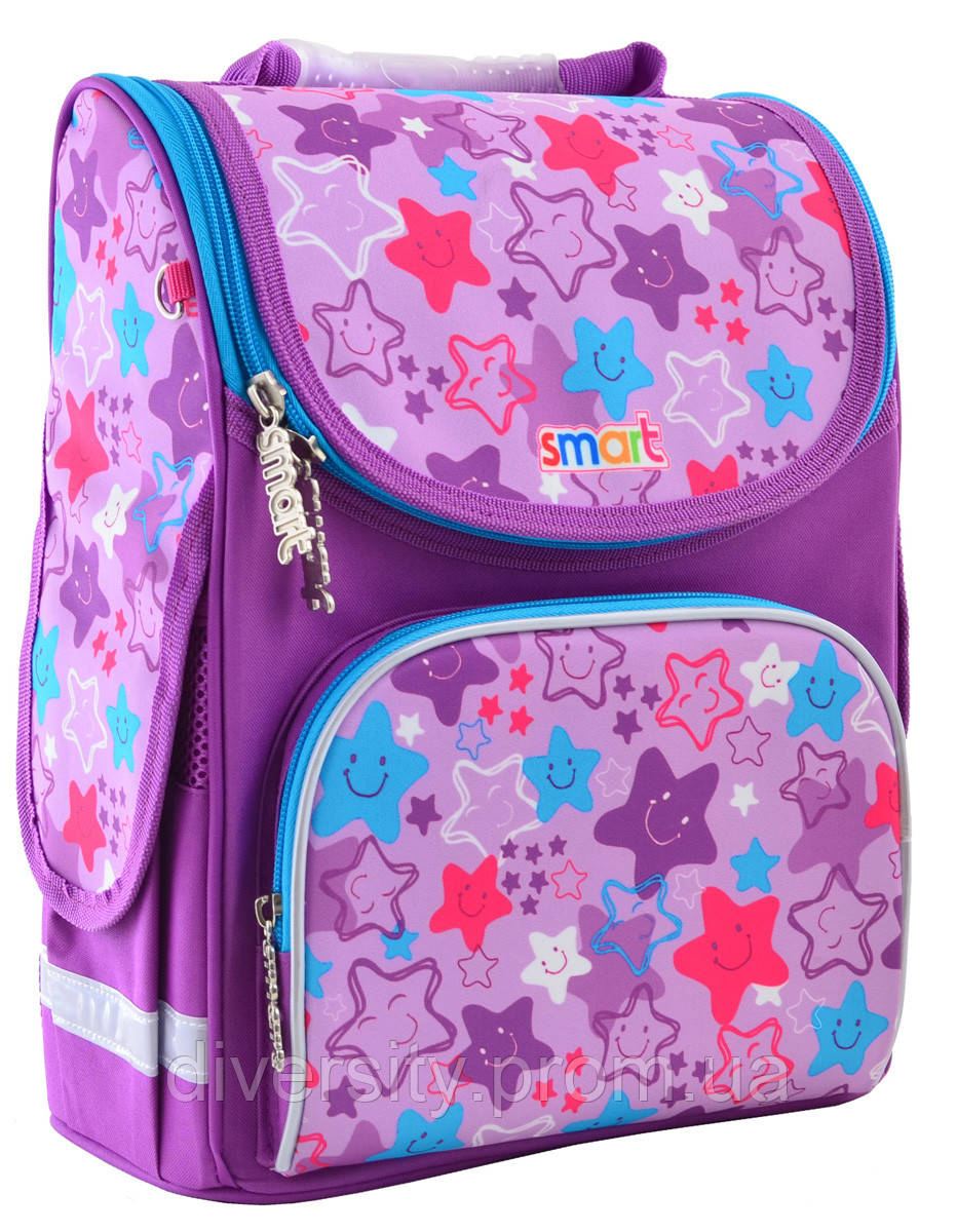 Школьный рюкзак,каркасный PG-11 "Funny Stars" серия "Smart 555914