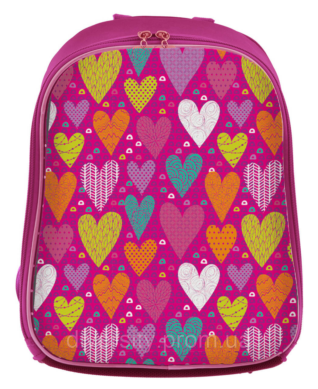 Каркасний шкільний рюкзак H-27 "Sweet heart" ,серія "Shalby" 557709