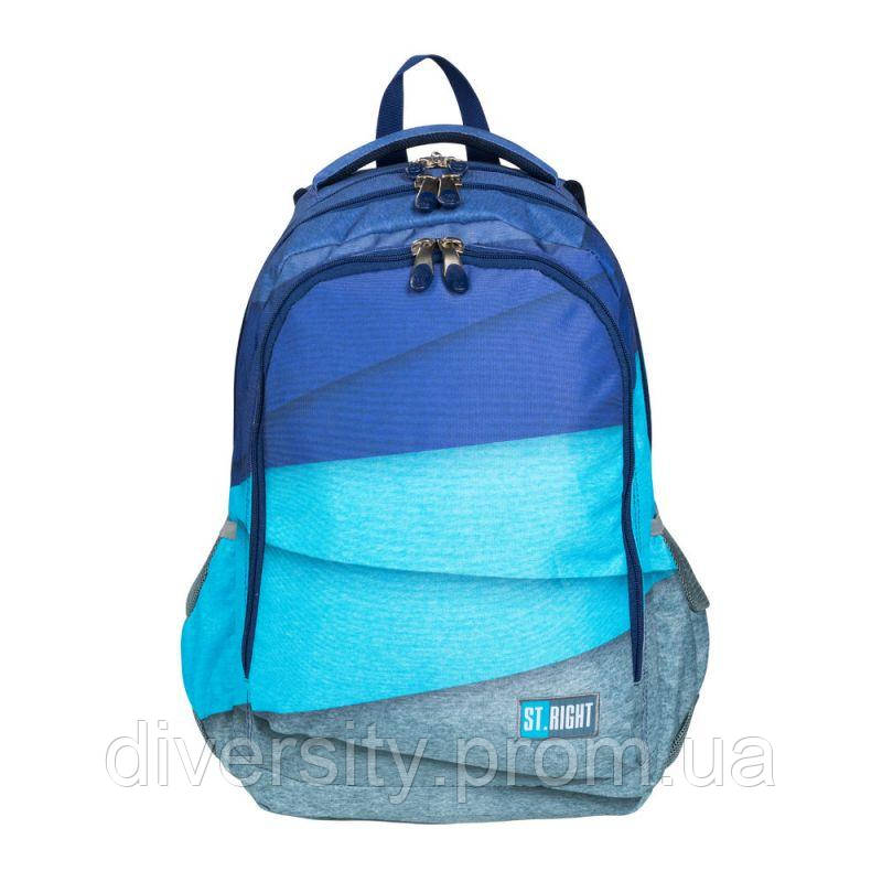Подростковый школьный рюкзак BP-57 " MELANGE STRIPES " ST.RIGHT 626982