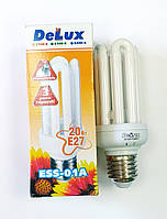 Лампа энергосберегающая DELUX ESS-01A 20W E27 2700К