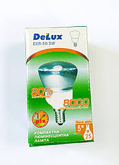 Лампа енергозберігаюча DELUX EXR-50 5W 2700К E14