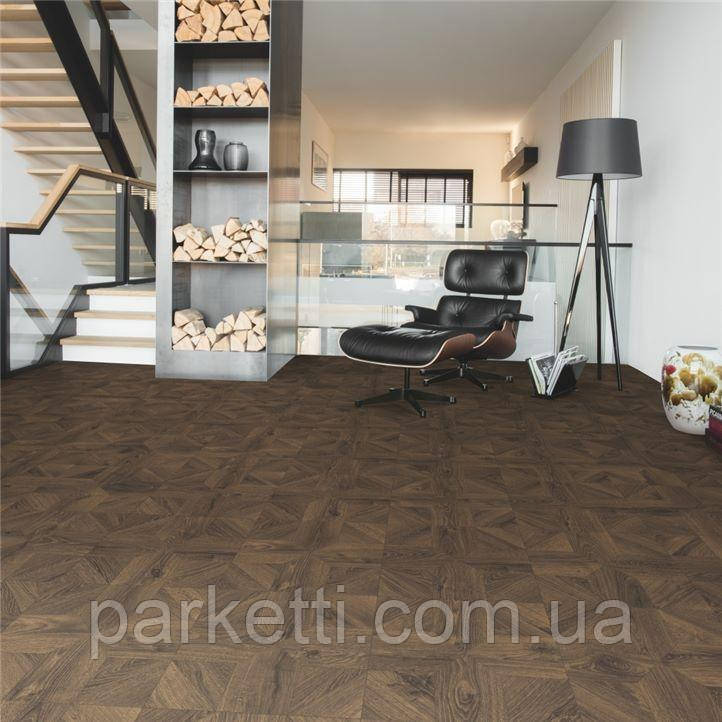 Quick-Step IPA4145 Impressive Patterns Королівський дуб темно-коричневий ламінат, фото 1
