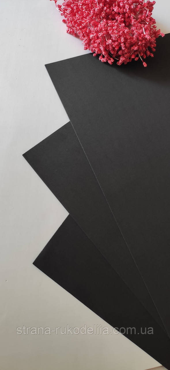 Фоамиран EVA , толщина 1 мм , размер 50*50 см , цвет чёрный - фото 5 - id-p1460460493