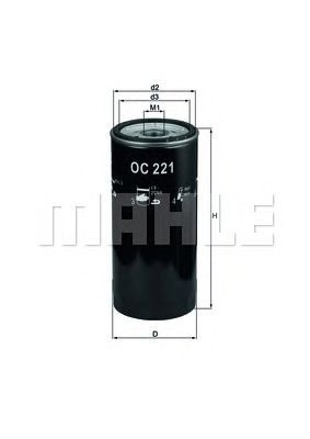 Фільтр масляний Knecht OC221