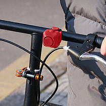 Дзвінок електронний West Biking A-08 YP0706047 Red велосипедний велодзвінок, фото 5