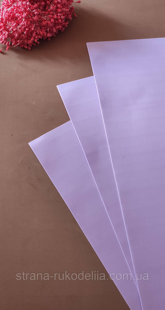 Фоамиран EVA , толщина 1 мм , размер 50*50 см , цвет лиловый - фото 2 - id-p1460495021