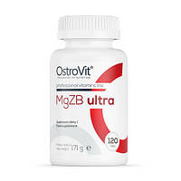 Комплекс микроэлементов Островит / OstroVit MgZB Ultra магний, цинк и витамин В6 (120 tab)