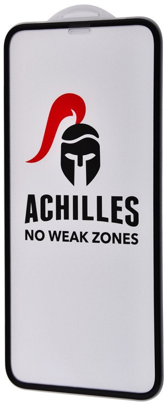 Захисне скло для IPhone 12/12 Pro ACHILLES на весь екран Айфон 12/12 Про (чорне)