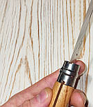 Ніж складний Opinel No6 Inox, VRI, Inox, неіржавійка. бук, фото 3