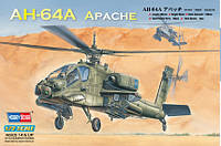 AH-64A Apache. Сборная модель вертолета в масштабе 1/72. HOBBY BOSS 87218