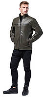 Стильна куртка осінній чоловічий колір хакі модель 2612 р - 50 (L), фото 1