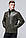 Стильна куртка осінній чоловічий колір хакі модель 2612 р - 50 (L), фото 4