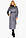 Перлово-сіра комфортна куртка жіноча модель 31012 р — 38, фото 2