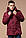 Золота чоловіча куртка зимова червона модель 12481 р - 48 50, фото 4
