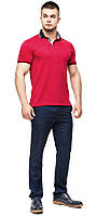 Зручна чоловіча червона футболка поло модель 6285