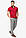 Чоловіча легка футболка поло червоного кольору модель 6422, фото 2