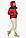 Рубінова куртка трендова жіноча осінна модель 57520 р — 38 (4XS), фото 6