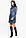 Стьобана куртка жіноча колір ніагара модель 20856 розмір: 42 44 46 48 50, фото 4