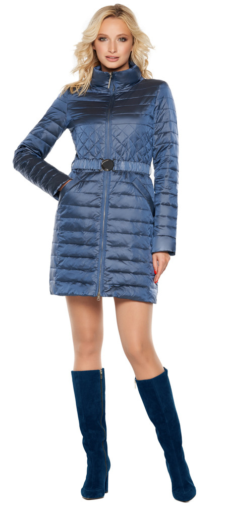 Жіноча куртка на змійці колір ніагара модель 39002 р. 42 44