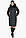 Жіноча пральна куртка чорного кольору модель 31049 р - 46, фото 2