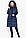 Брендовий синя куртка жіноча тепла модель 31515 Розмір: 40 42 44 46 48 50 52 54, фото 2