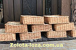 Плетені торгові лотки. Н-8см, 30х25см. Арт:035, фото 2